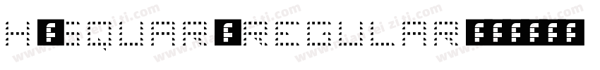 H_SQUAR4 Regular字体转换
